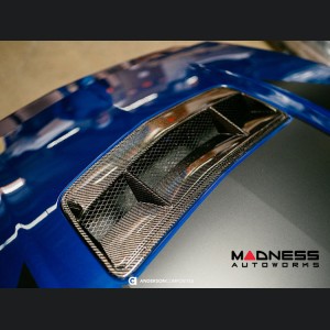 Ford Mustang Hood Vent - Carbon Fiber - Type V5